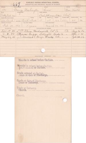 George Washington Student File George Washington Student File