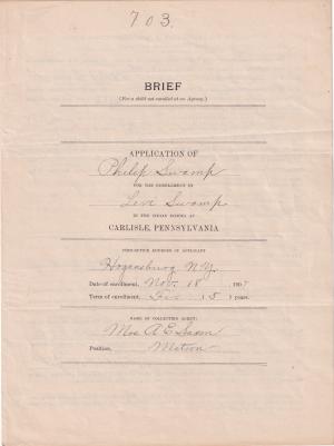 Levi Swamp Student File