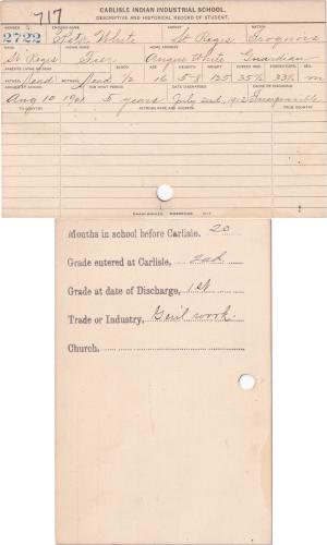 Peter White Student File Peter White Student File