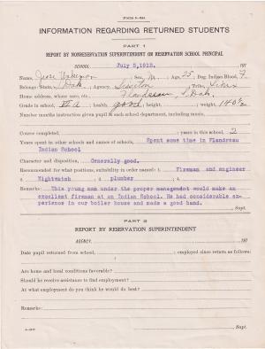 Jesse Wakeman Student File Jesse Wakeman Student File
