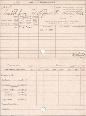 Lucy Smith Student File Lucy Smith Student File