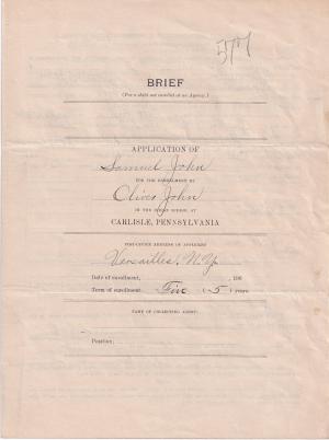 Oliver John Student File Oliver John Student File