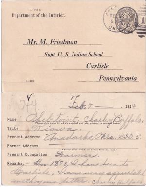 Charles Oheltoint Student File