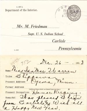 Ida Mae Warren Student File