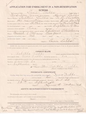 Texie Tubbs Student File