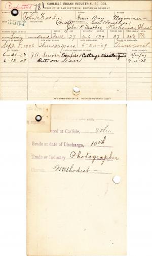John Feather Student File