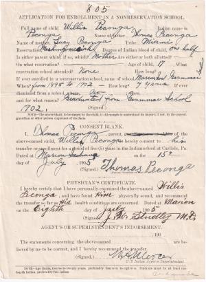 Willis Peconga Student File