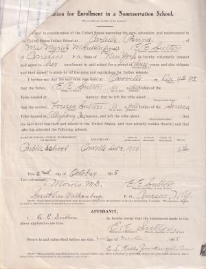 Myrtle M. Sutton Student File