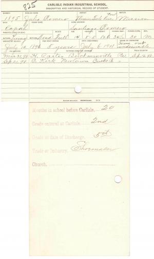 Julio Romero Student File Julio Romero Student File
