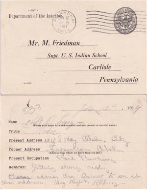 Robert O. Long Student File