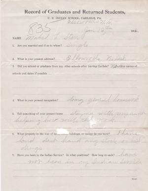 Mabel Little Star Student File Mabel Little Star Student File