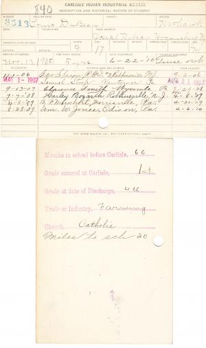 Louis DeBeau Student File Louis DeBeau Student File