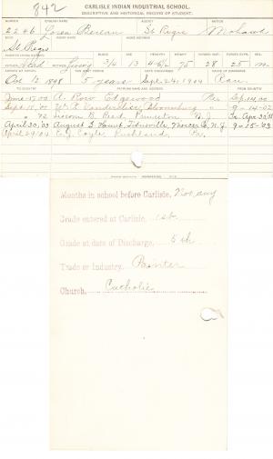 Loren Bereau Student File Loren Bereau Student File