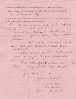 Johnson Tarbell Student File Johnson Tarbell Student File