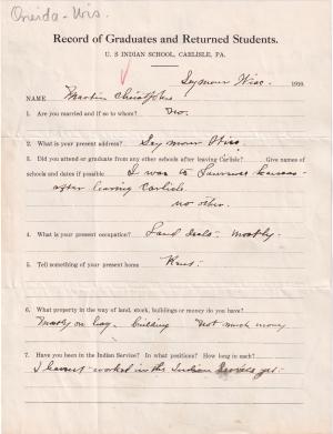 Martin Christjohn Student File Martin Christjohn Student File