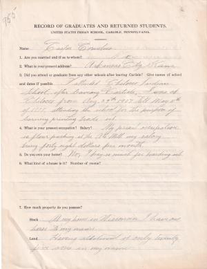 Casper Cornelius Student File