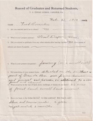 Fred Cornelius Student File Fred Cornelius Student File