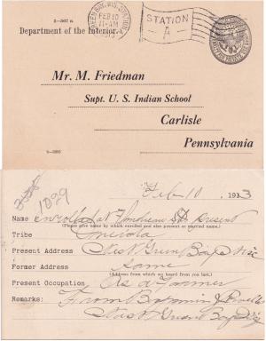 Benjamin Powlas Student File