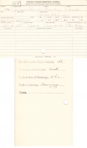 Jenoson Schanadore Student File Jenoson Schanadore Student File