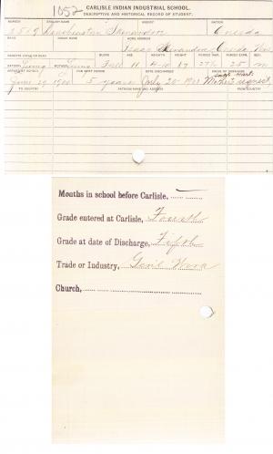 Dorchester Shenandore Student File Dorchester Shenandore Student File