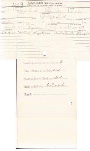 Nelson Smith Student File Nelson Smith Student File