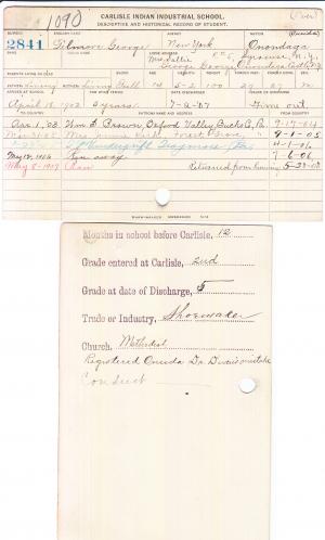 Gilmore George Student File Gilmore George Student File