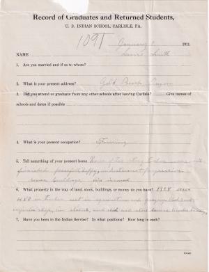 Louise Smith Student File Louise Smith Student File