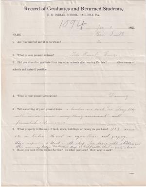 Grace Smith Student File Grace Smith Student File