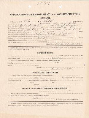 Clarence Hill Student File