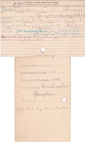 Thomas Homer Student File