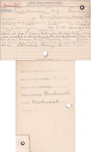Isaiah Schanandore Student File Isaiah Schanandore Student File