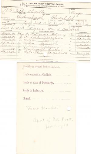 Fidelis Chekahla (Che-tha-wah-ke-pah) Student File Fidelis Chekahla (Che-tha-wah-ke-pah) Student File