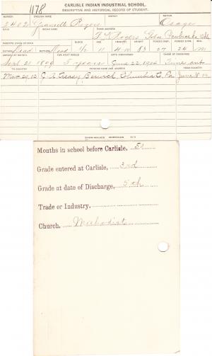 Granville Rogers Student File Granville Rogers Student File