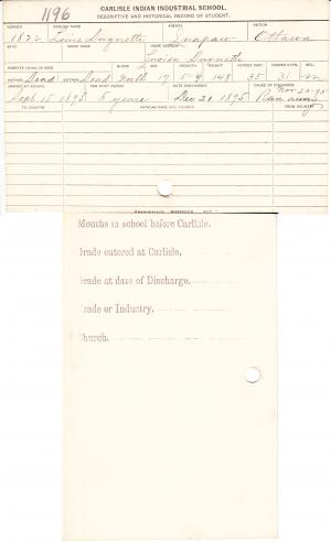 Louis Dagenette Student File Louis Dagenette Student File
