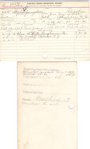 Stephen Youngdeer Student File Stephen Youngdeer Student File