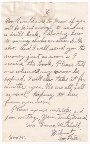 Dana Mitchell Student File