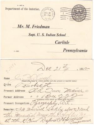 John F. Susep Student File