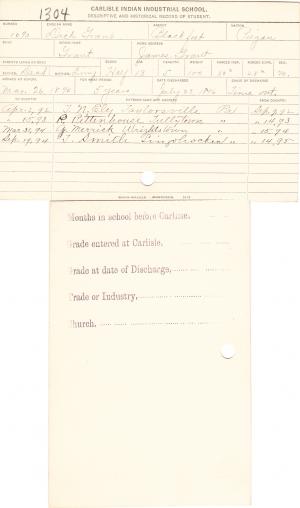 Richard Grant Student File Richard Grant Student File