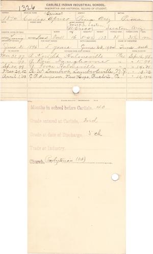 Carlos Eprico Student File