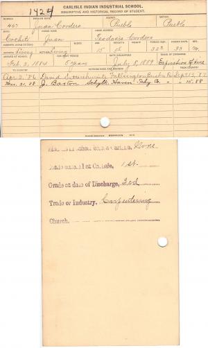 Juan Cordero Student File Juan Cordero Student File