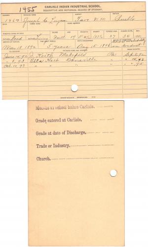 Joseph C. Lujan Student File Joseph C. Lujan Student File
