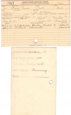 Frank Paisano Student File Frank Paisano Student File