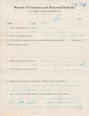 Ray Pedro Student File