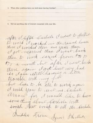 Louis Phillip Student File