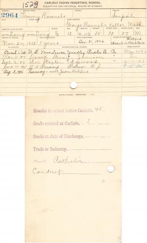 Tommy Runnels Student File Tommy Runnels Student File