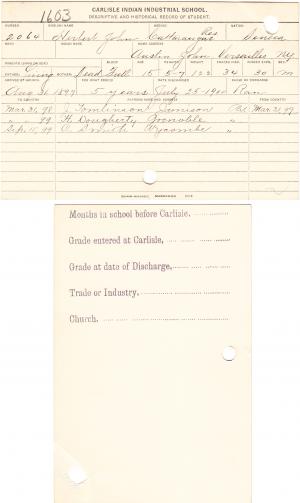 Herbert John Student File Herbert John Student File