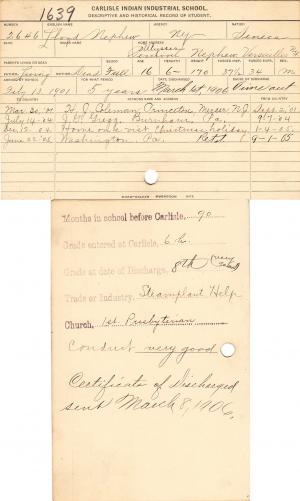 Lloyd Nephew Student File