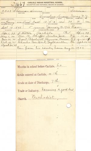 Sherman Seneca Student File