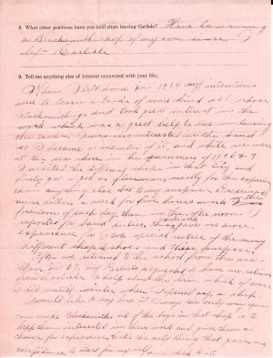 John Waterman Student File