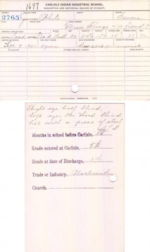 James White Student File